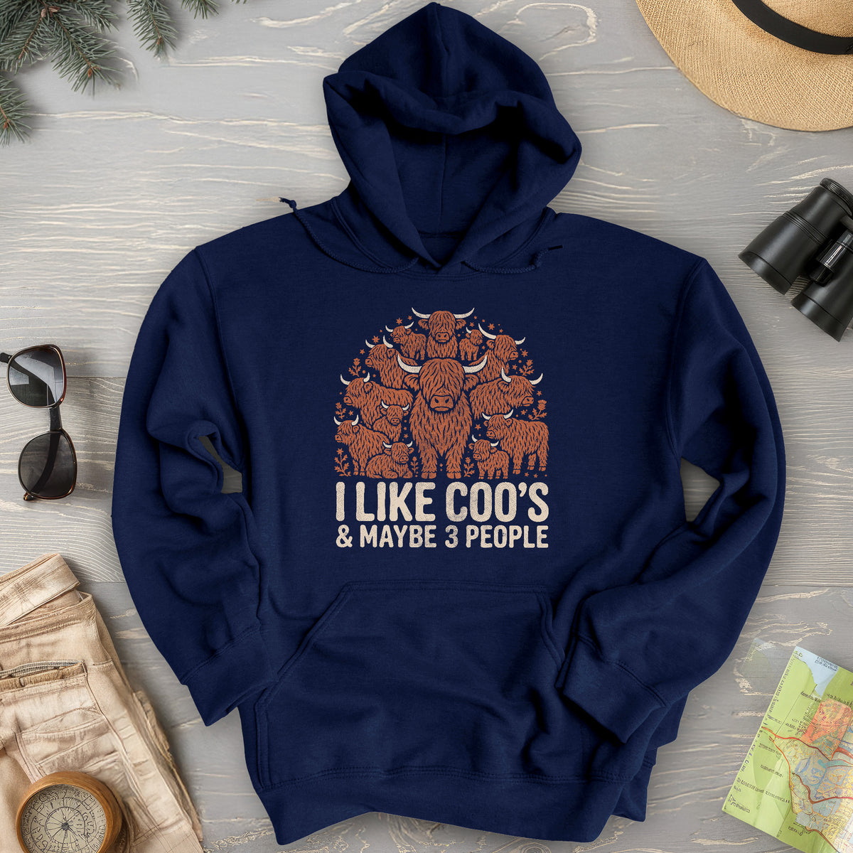 I Like Coos Hoodie