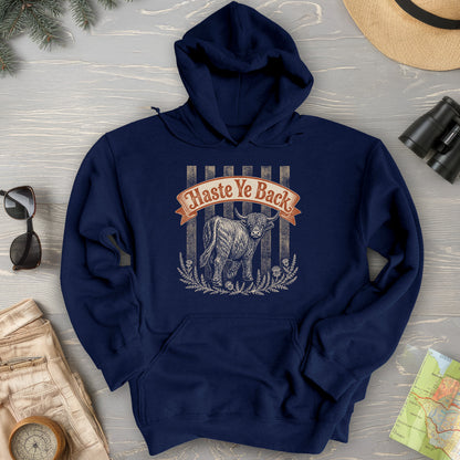 Haste Ye Back Coo Hoodie