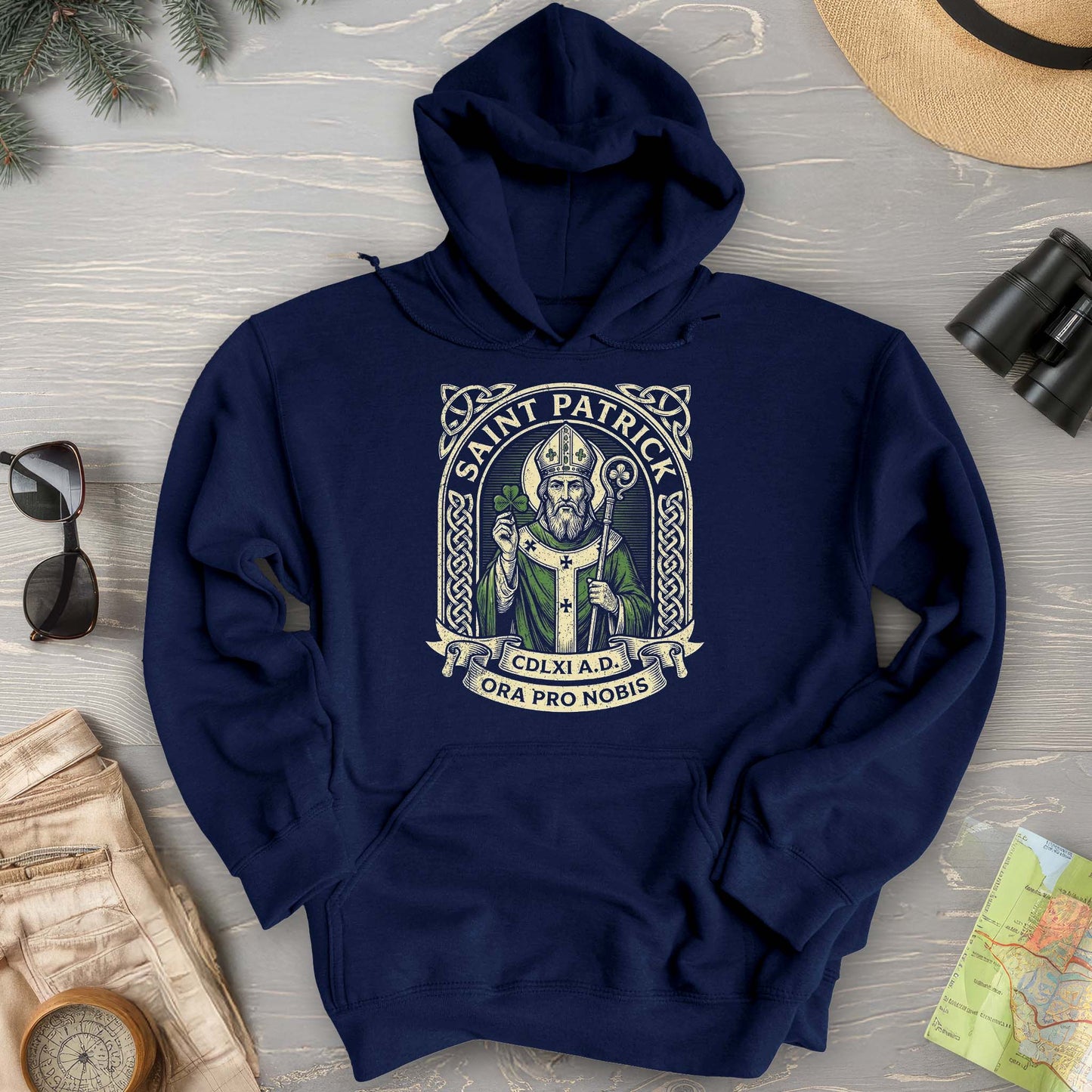 Saint Patrick Ora Pro Nobis Hoodie