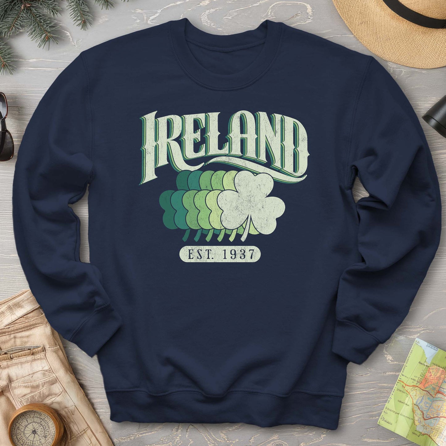 Ireland Shamrock Series Crewneck Sweatshirt