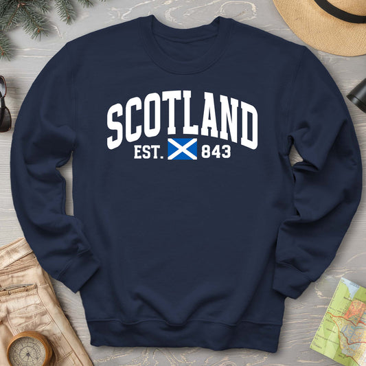 Scotland Varsity Flag Sweatshirt