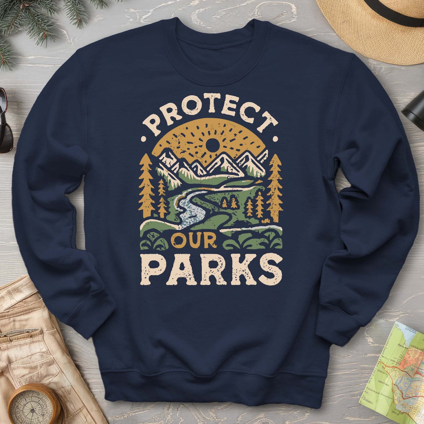 Protect Our Parks Hand-Drawn Sweatshirt