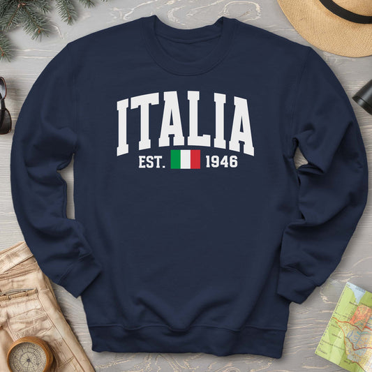 Italia Varsity Flag Sweatshirt