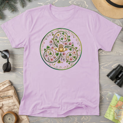 Claddagh Floral Triskele T-Shirt