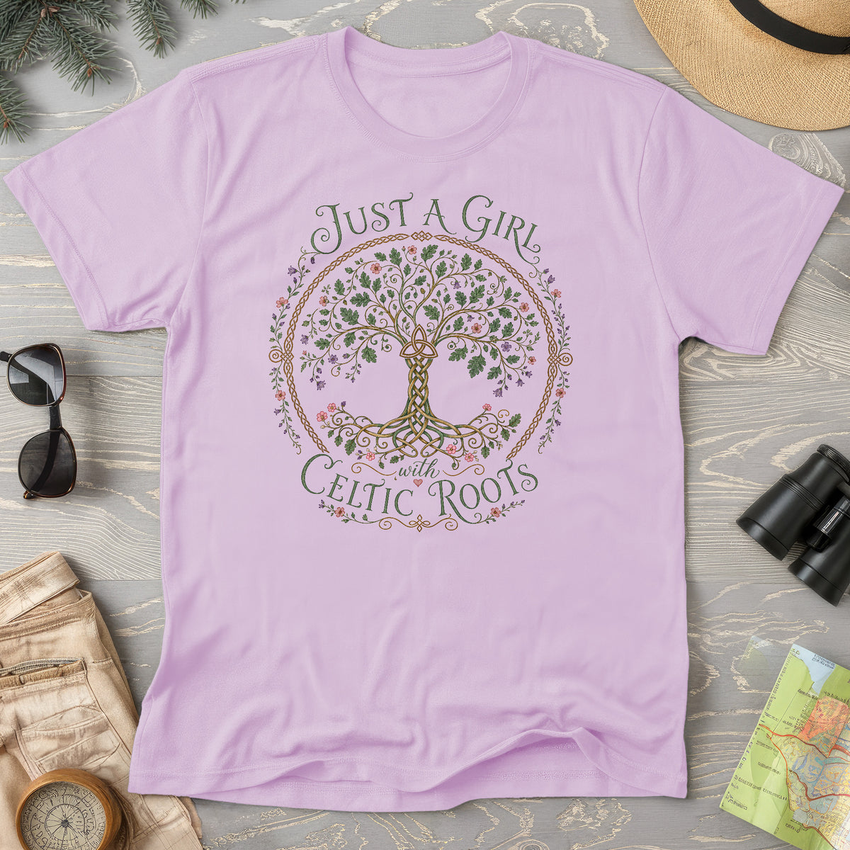 Just A Girl Celtic T-Shirt