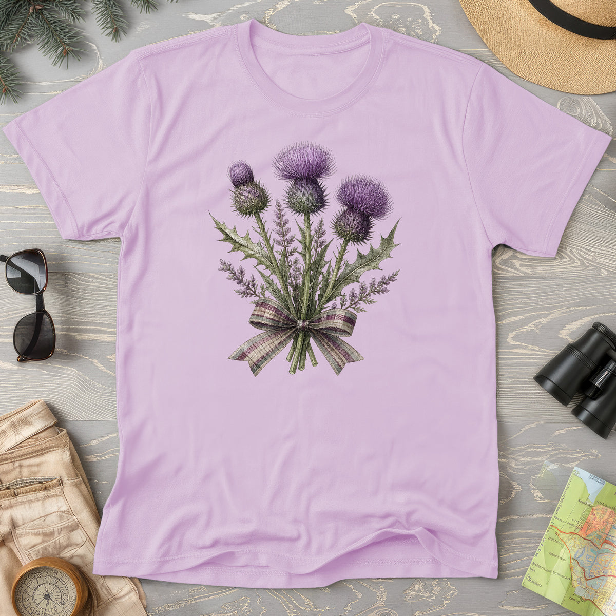 Thistle Bouquet Ribbon T-Shirt