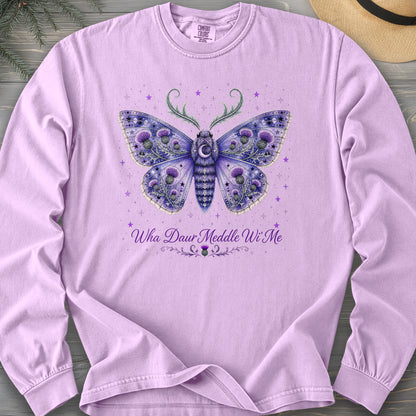 Wha Daur Meddle Wi' Me Comfort Colors 6014 Long Sleeve