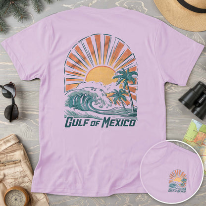 Bargain Bin Overstock! Gulf of Mexico "Sunny Vibes" Front/Back Print Comfort Colors T-Shirt