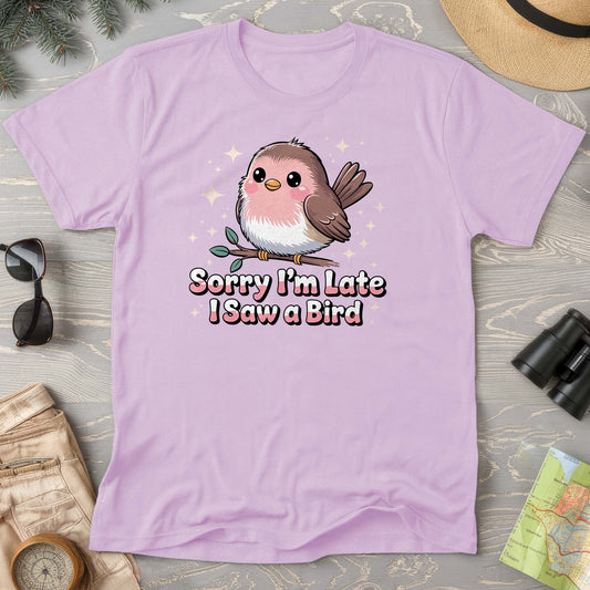 I Saw a Bird Kawaii Style Comfort Colors T-Shirt