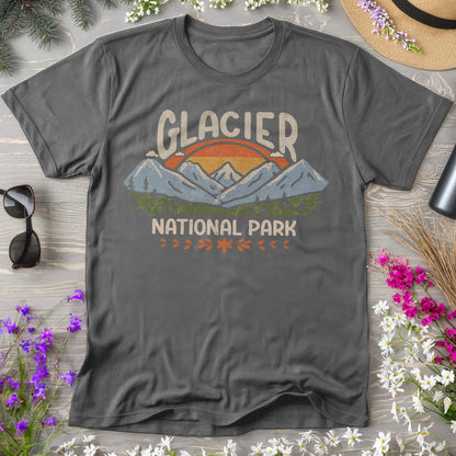 Glacier National Park "Sunny Mountains" Comfort Colors T-Shirt