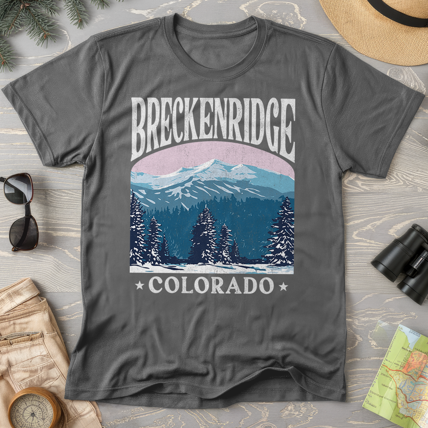 Breckenridge Colorado "Big and Bold" Comfort Colors T-Shirt