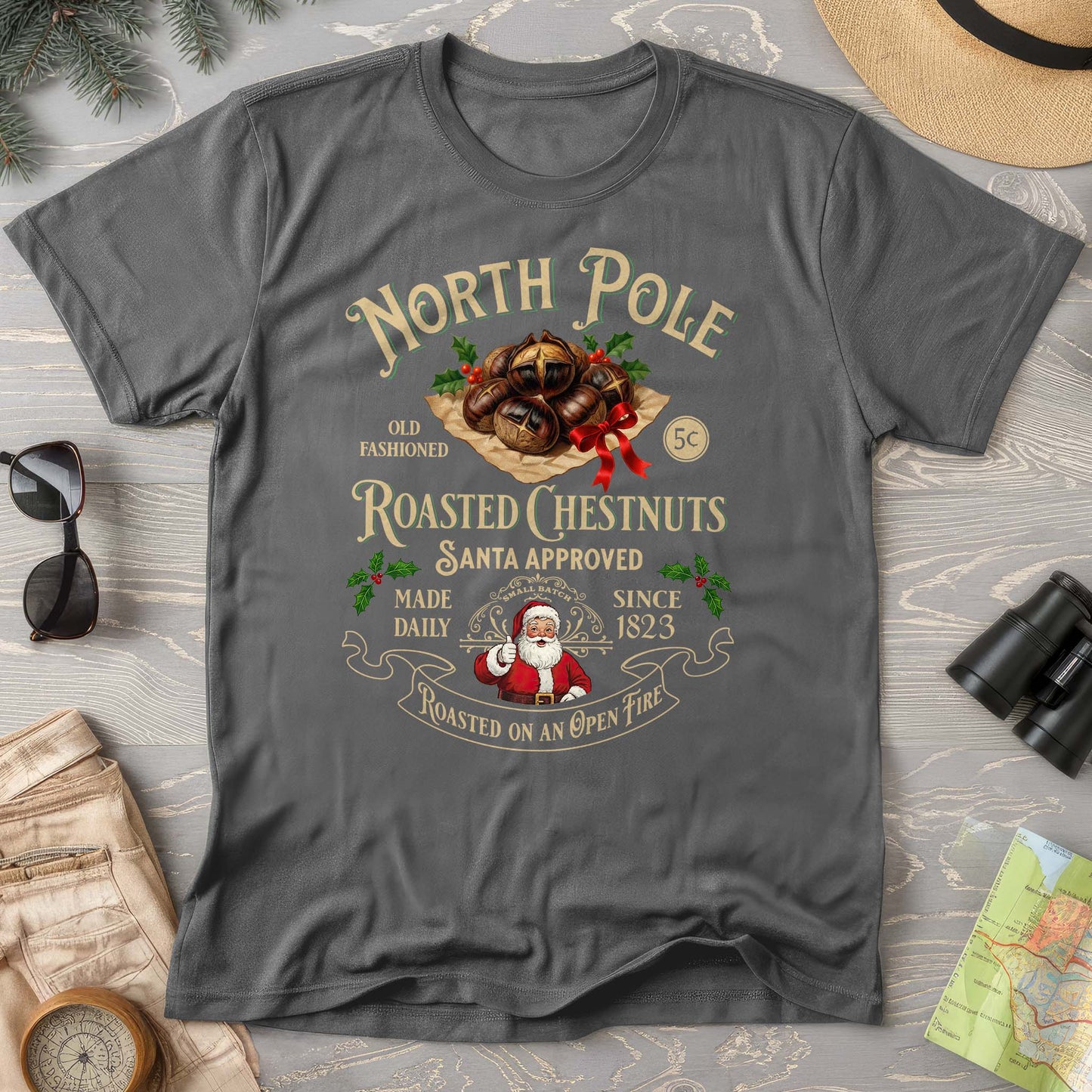 North Pole Roasted Chestnuts Comfort Colors T-Shirt