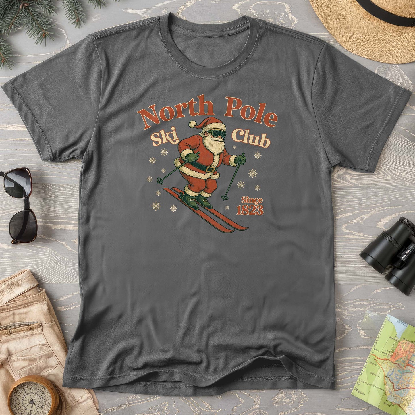 North Pole Ski Club Comfort Colors T-shirt