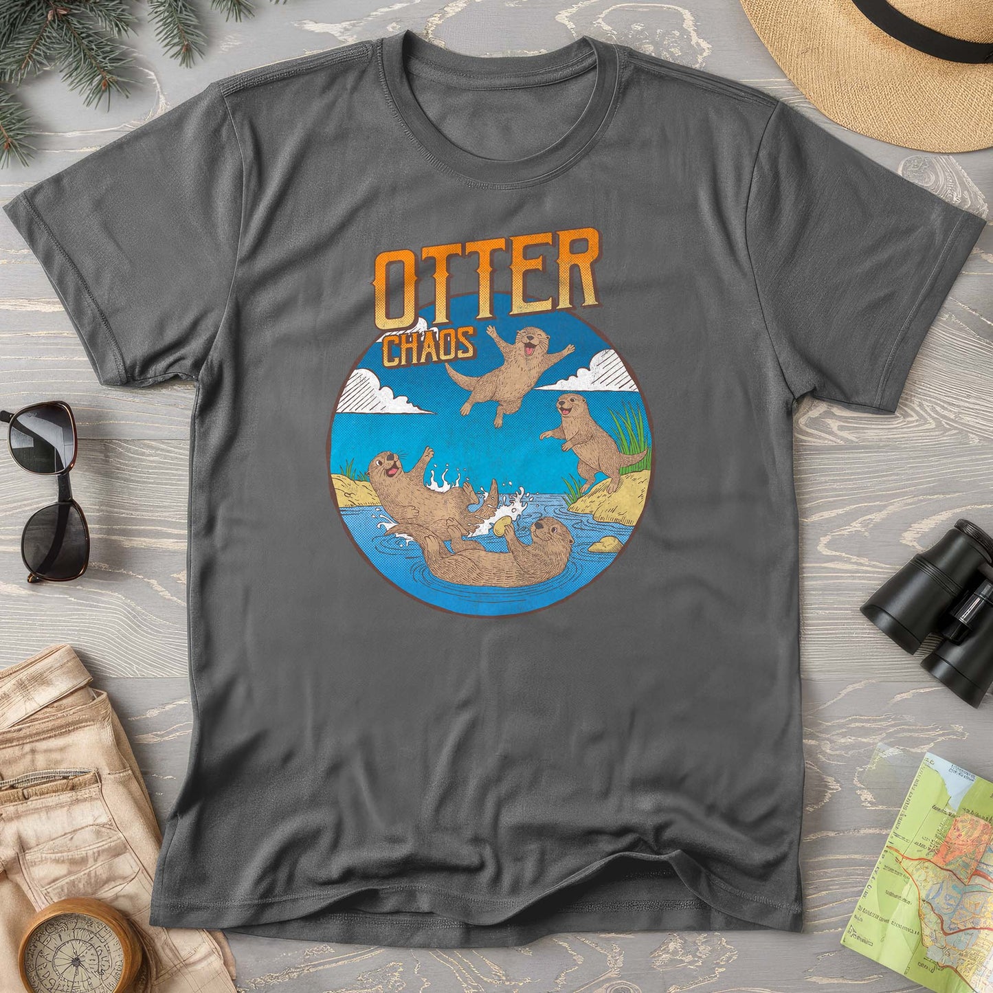 Otter Chaos Comfort Colors T-shirt