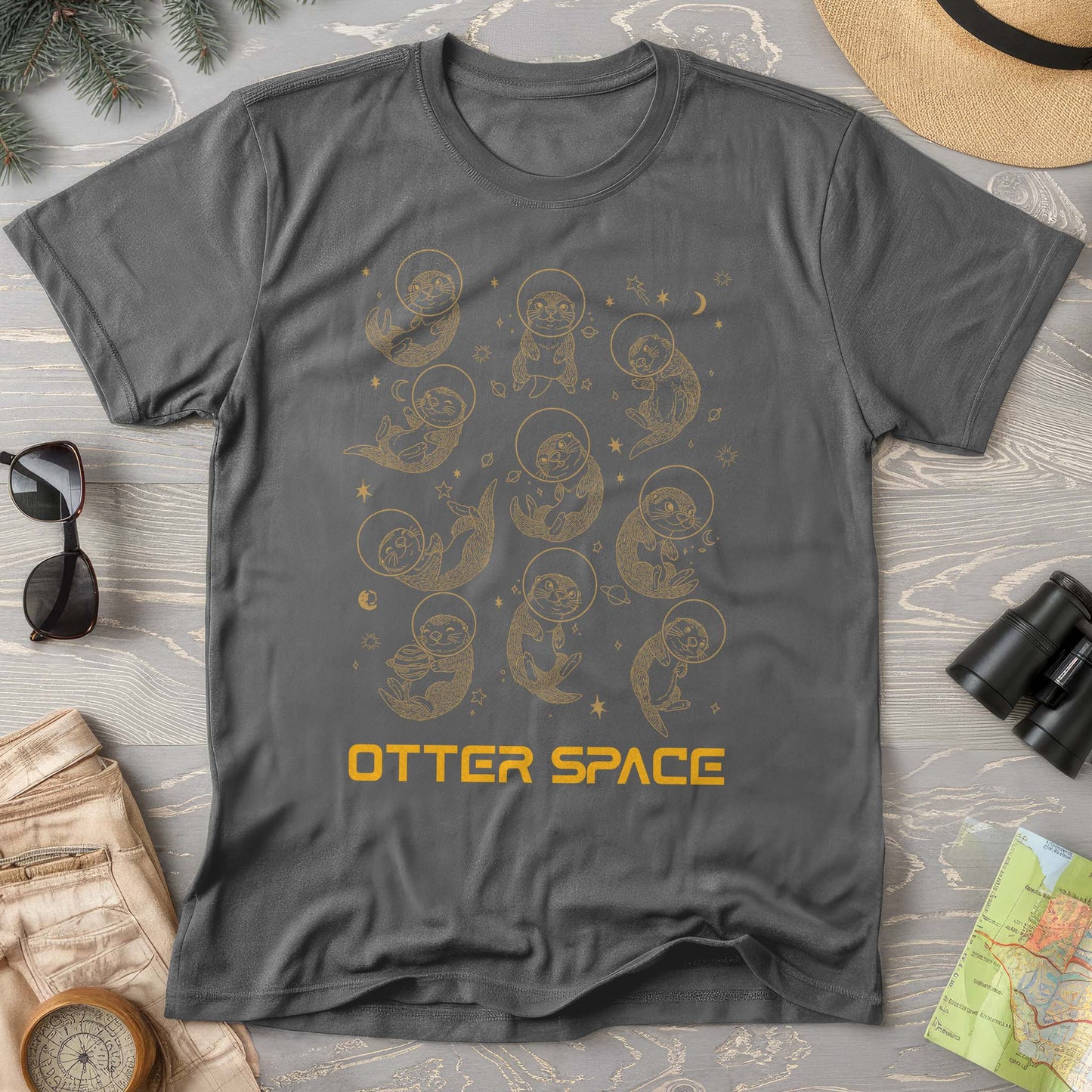 Otter Space Comfort Colors T-shirt