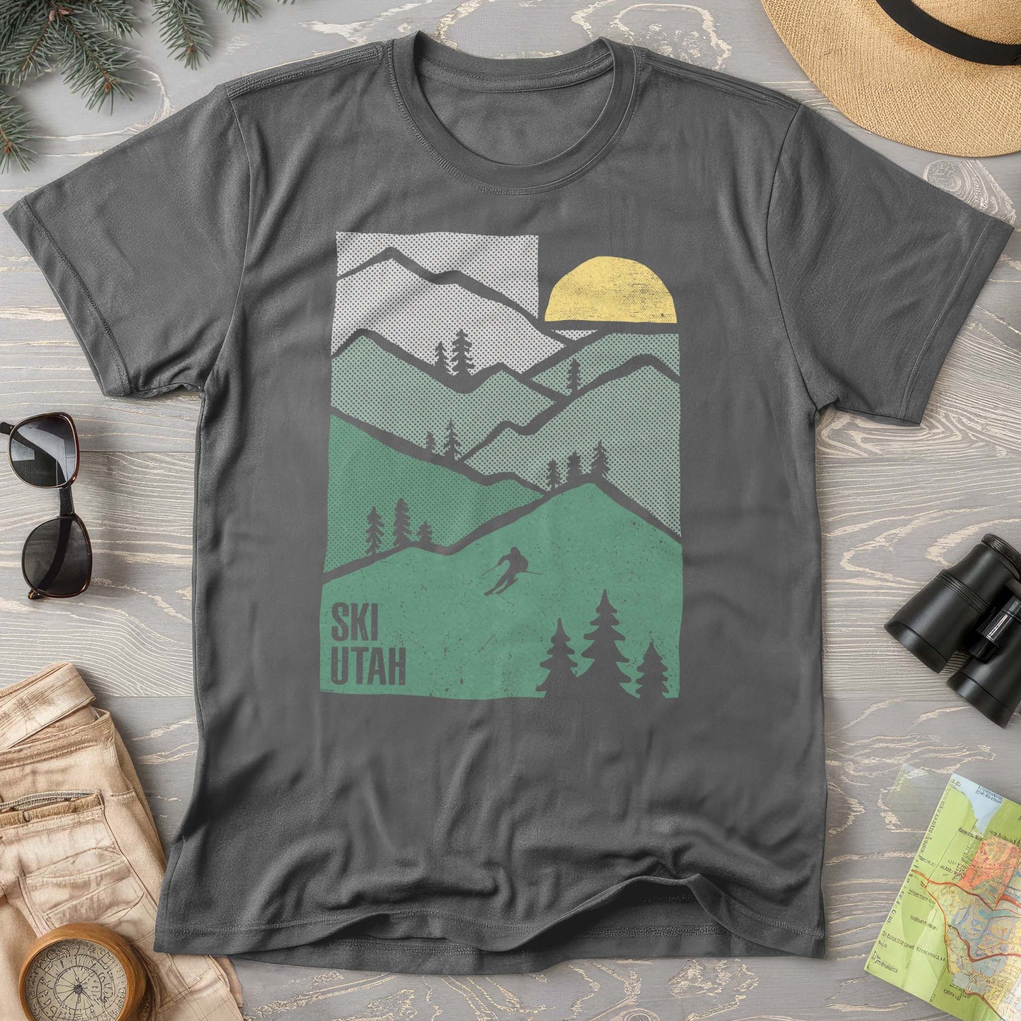 Ski Utah Mountains T-Shirt