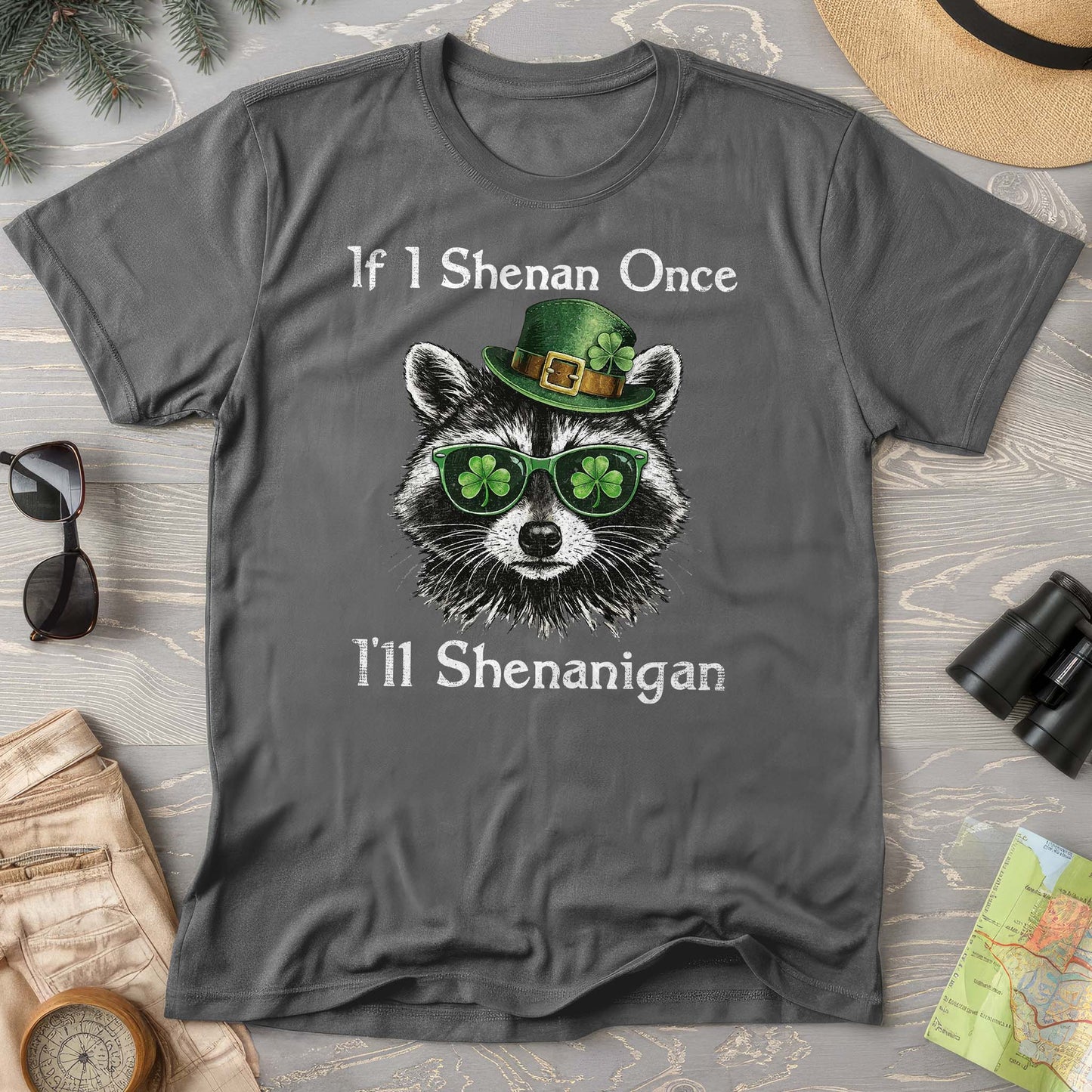 Shenanigans Raccoon T-Shirt
