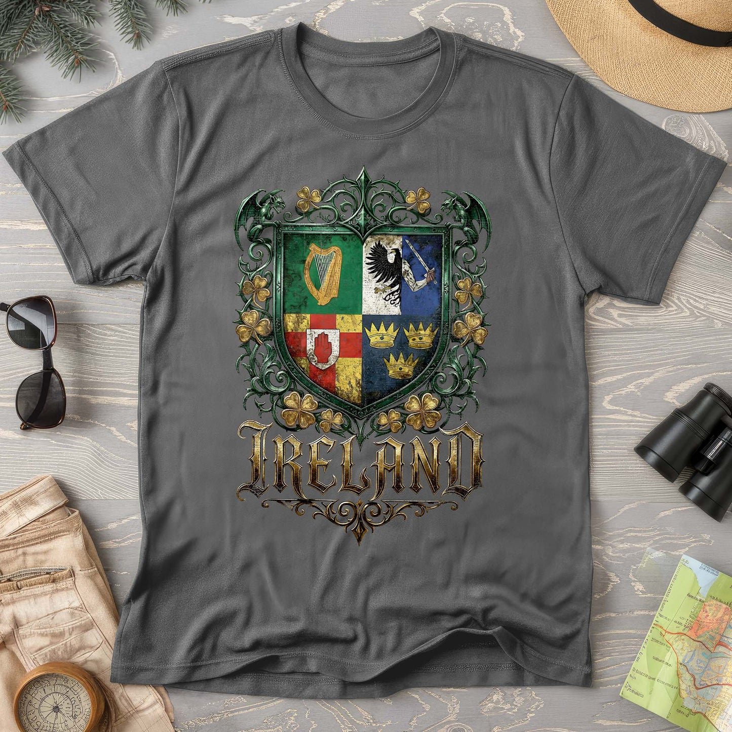 Irish Gothic Arms Comfort Colors T-shirt