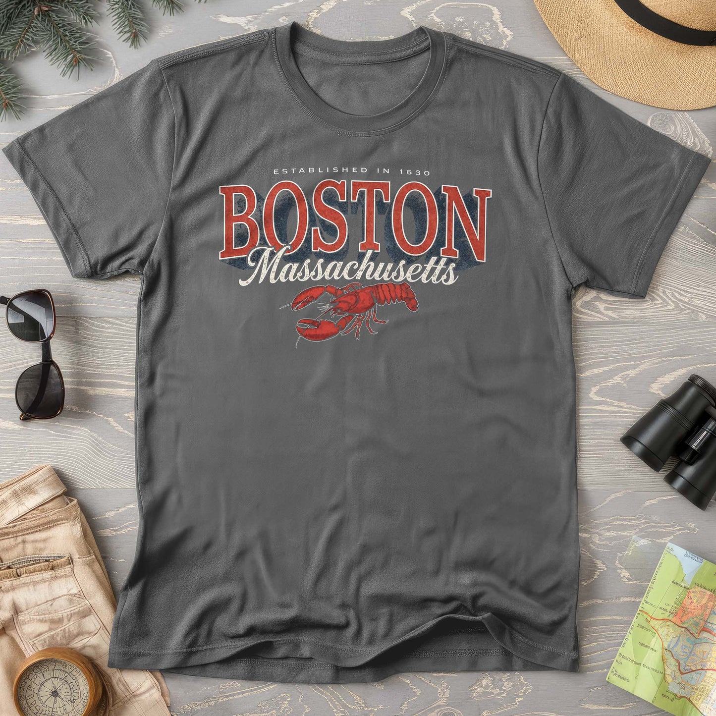 Boston Retro Lobster T-Shirt