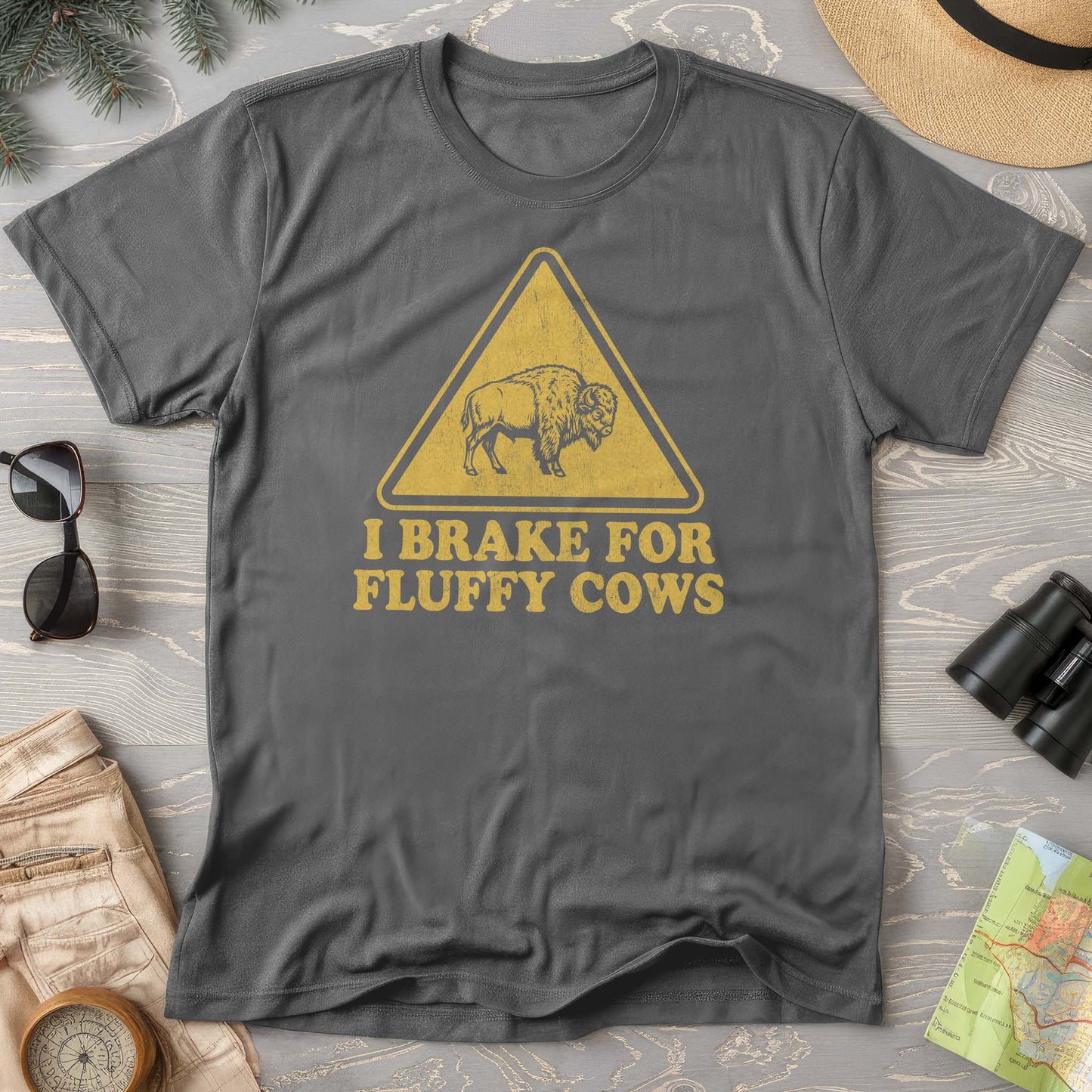 Brake For Fluffy Cows T-Shirt