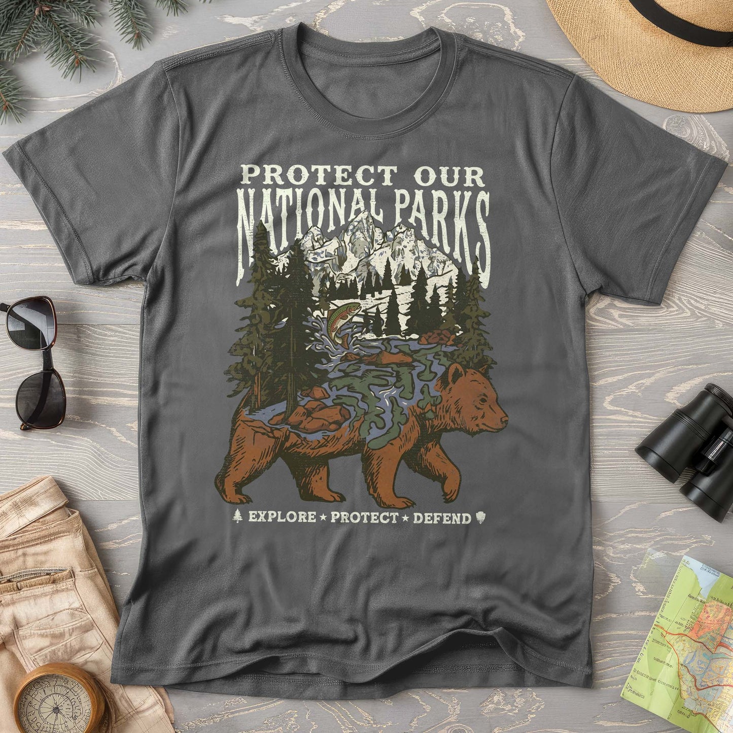 Protect Our Parks Bear T-Shirt