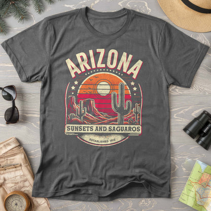 Arizona "Sunsets and Saguaros" Comfort Colors T-Shirt