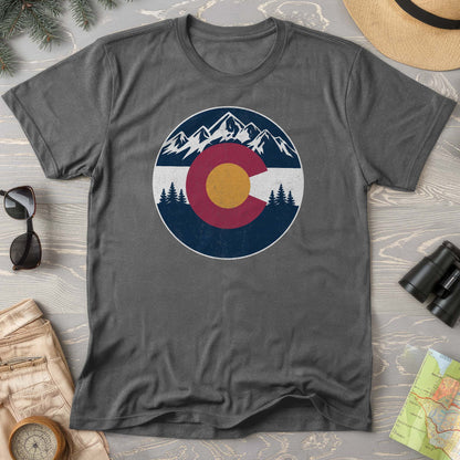 Colorado Badge Textured Comfort Colors T-Shirt