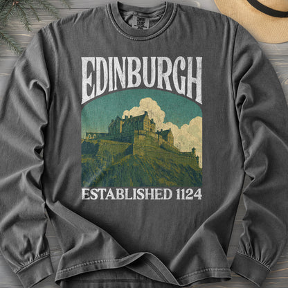 Edinburgh Scotland "Big and Bold" Long Sleeve Shirt