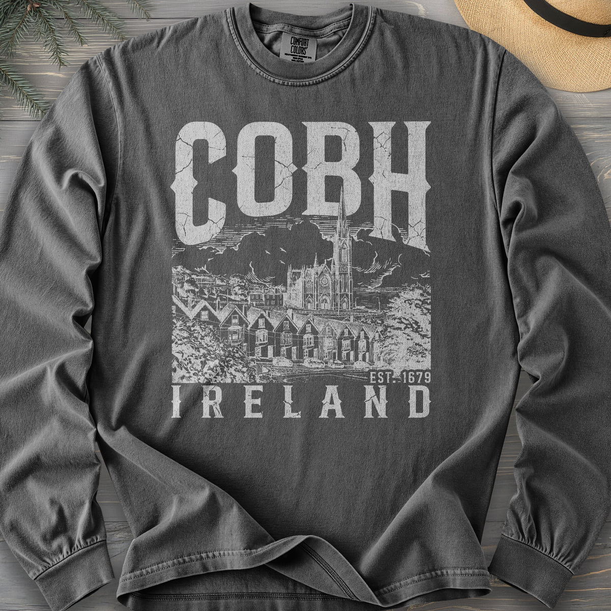 Cobh Ireland Sketch Long Sleeve Shirt