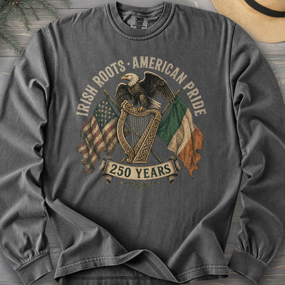 Irish Roots American Pride Long Sleeve Shirt