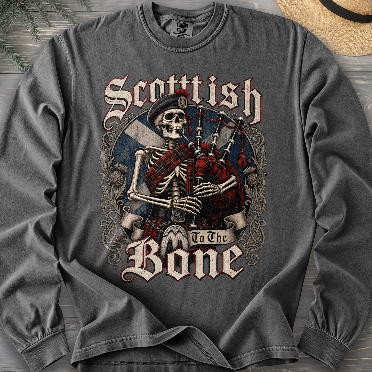 Scottish Boney Piper Long Sleeve Shirt