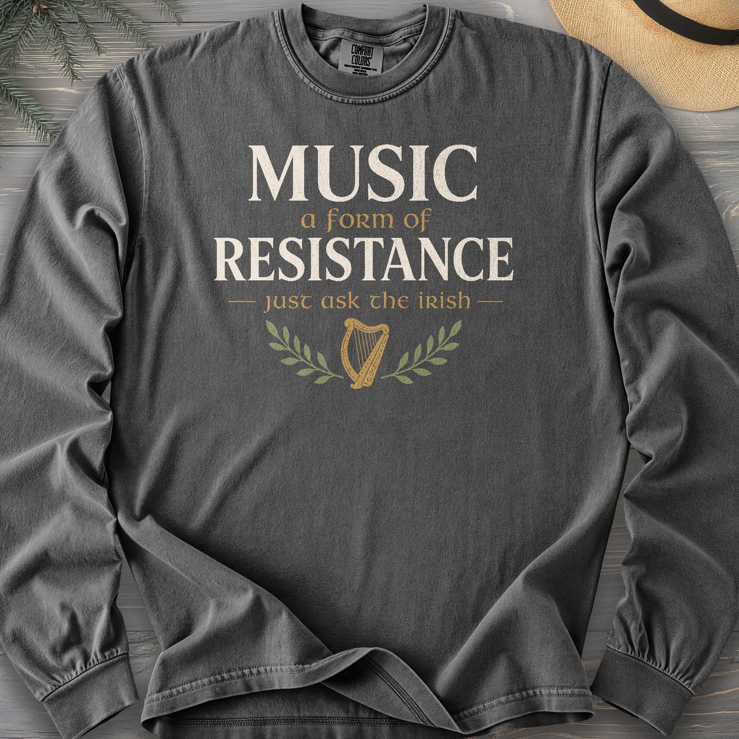 Music Resistance Irish Long Sleeve Shirt