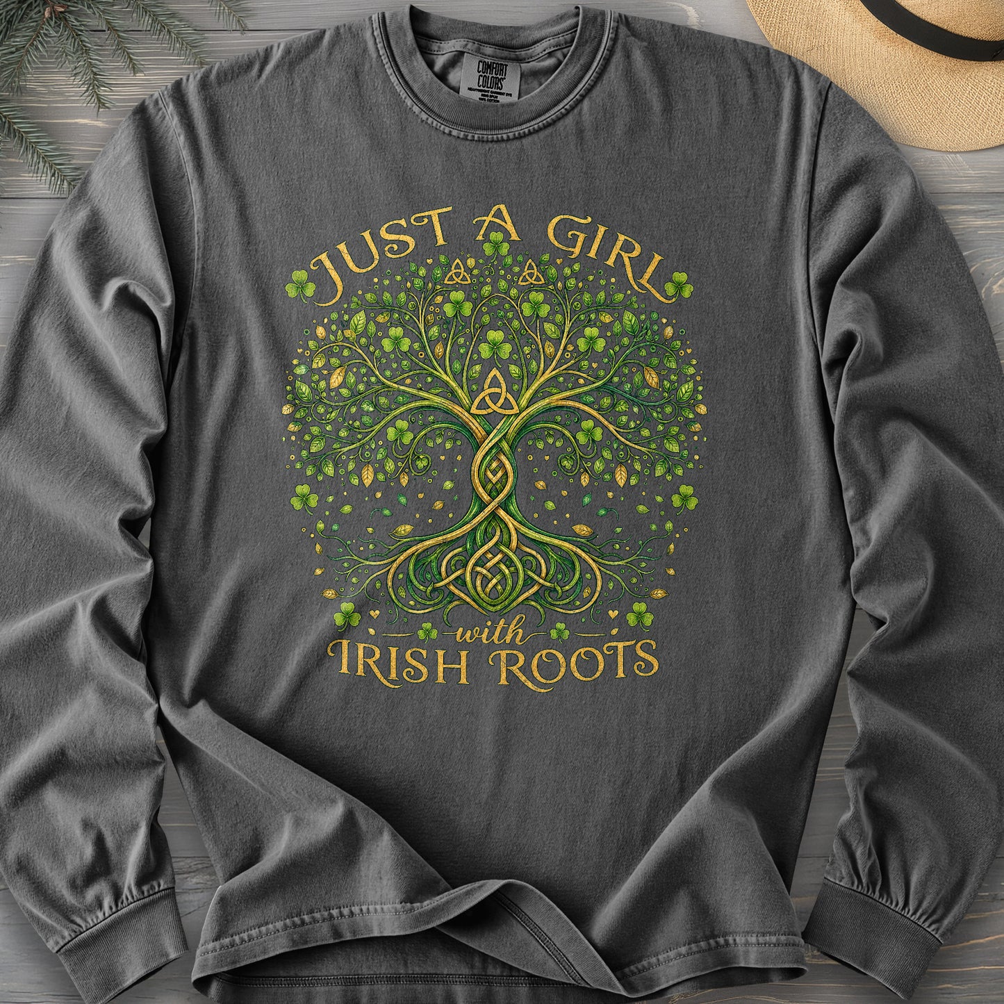 Irish Roots Girl Long Sleeve Shirt