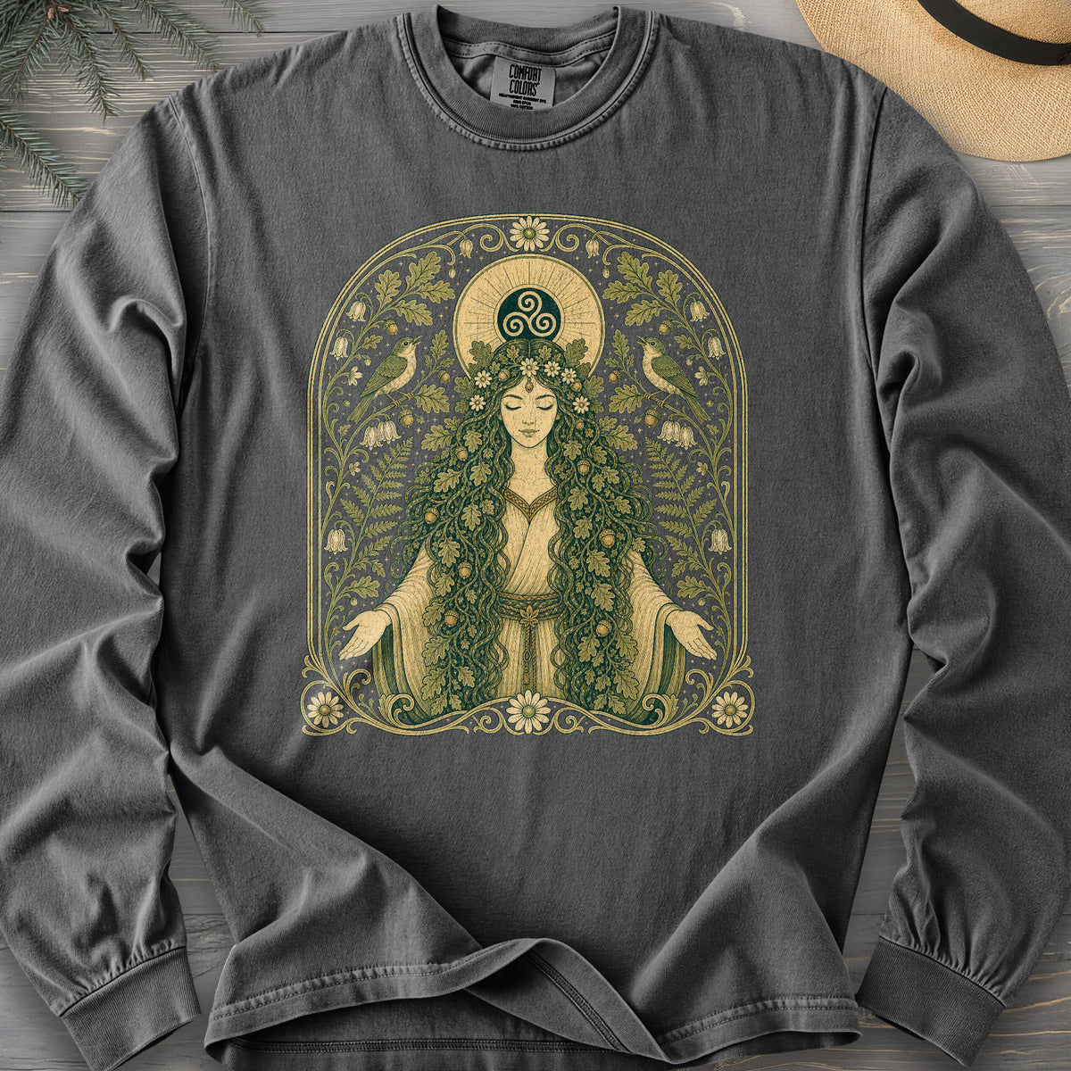 Celtic Goddess Long Sleeve Shirt