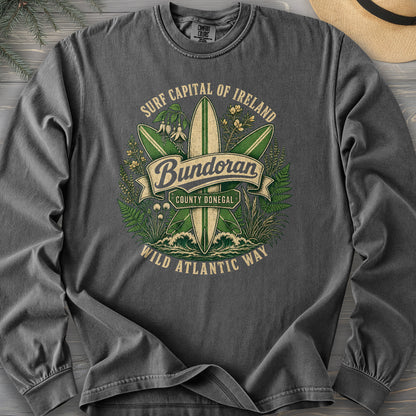 Bundoran Surf Capital Comfort Colors 6014 Long Sleeve