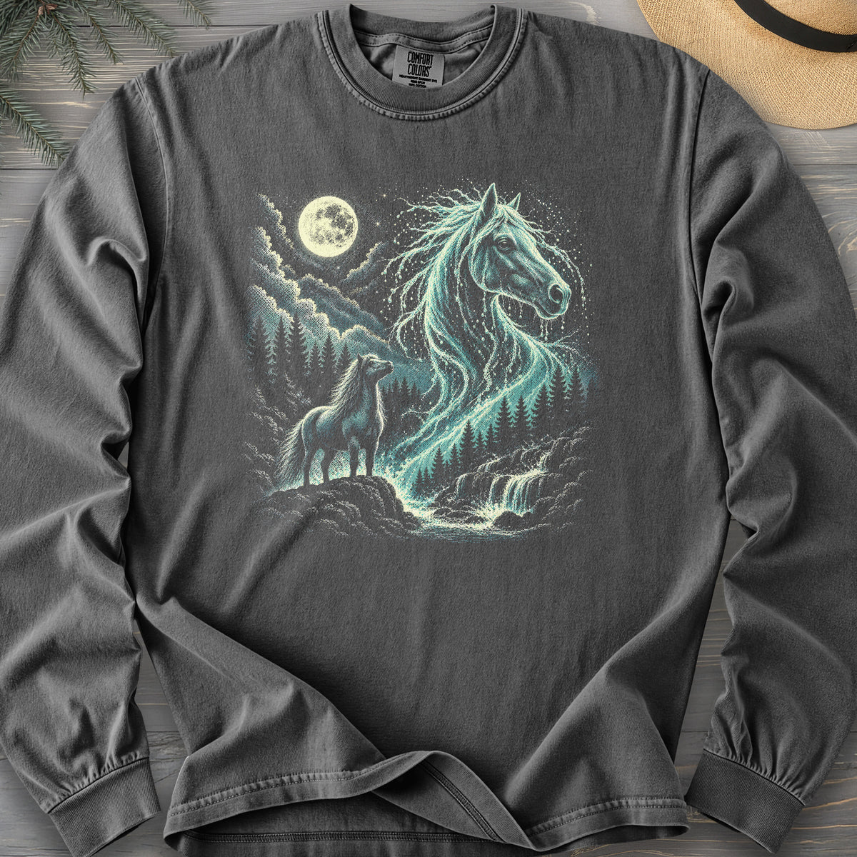 Kelpie 90's Throwback Comfort Colors 6014 Long Sleeve