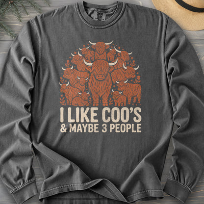 I Like Coos Comfort Colors 6014 Long Sleeve