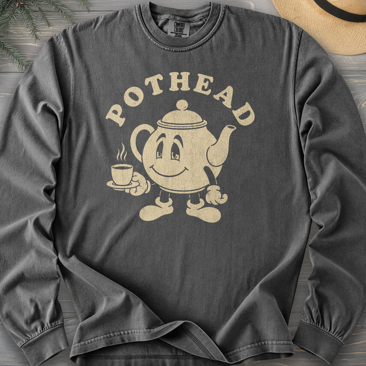 Pothead Teapot Long Sleeve Shirt