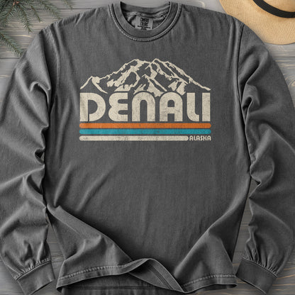 Denali Alaska Retro Stripe Long Sleeve Shirt