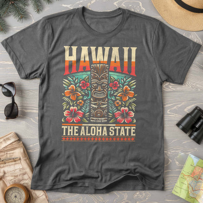 Hawaii The Aloha State "Tiki" Comfort Colors T-Shirt
