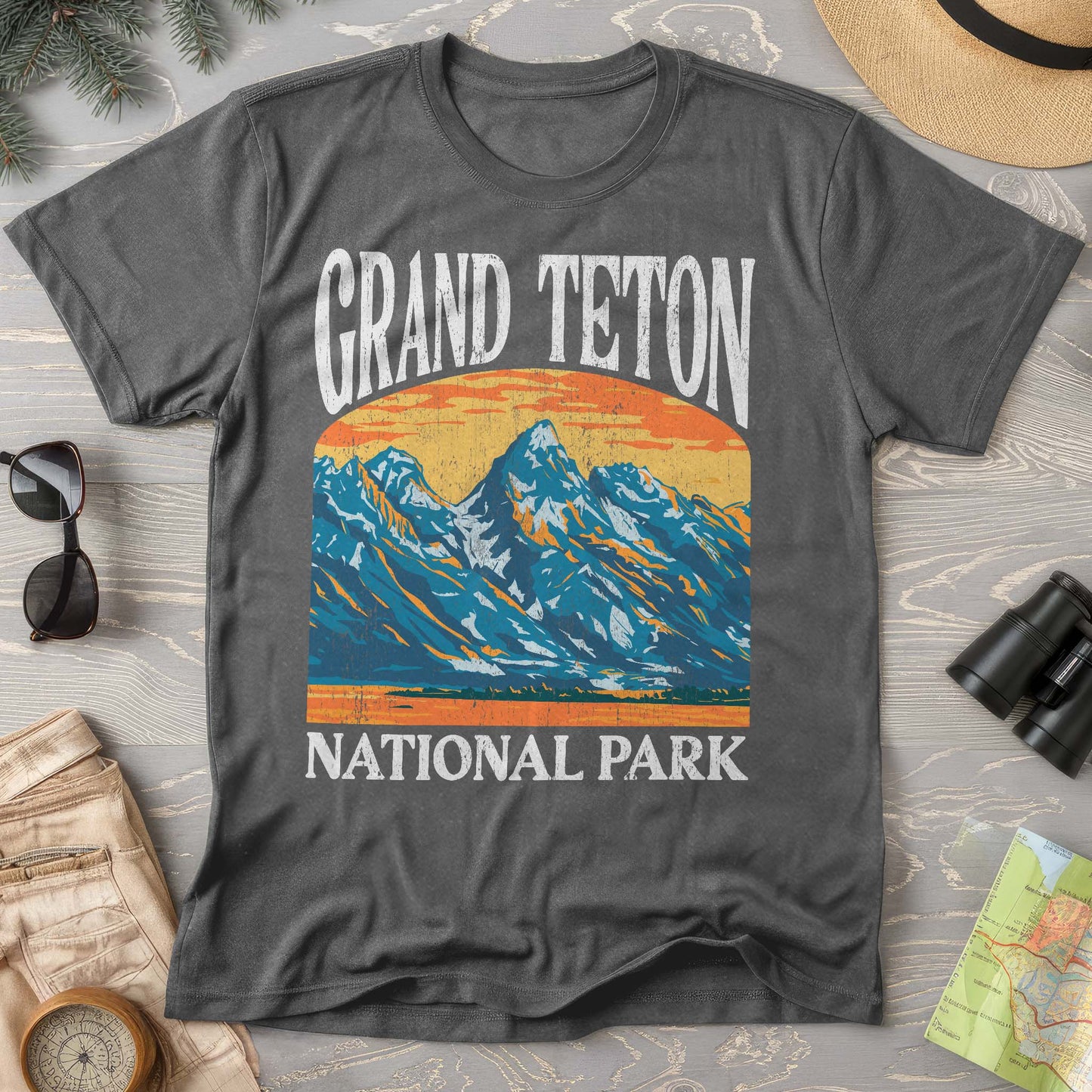 Bargain Bin Overstock! Grand Teton National Park "Big and Bold" T-Shirt