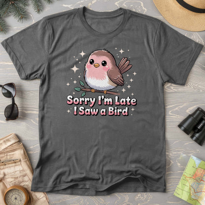 I Saw a Bird Kawaii Style Comfort Colors T-Shirt