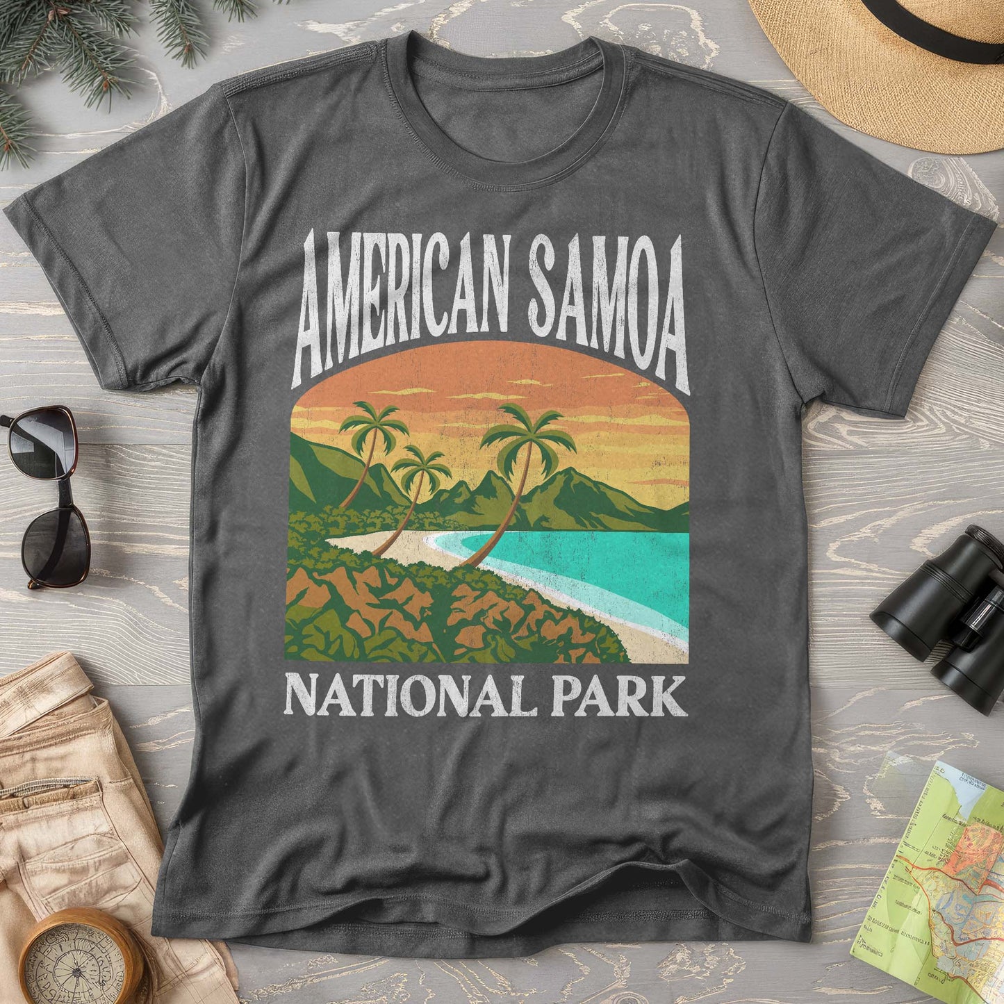 National Park of American Samoa "Big and Bold" Comfort Colors T-Shirt