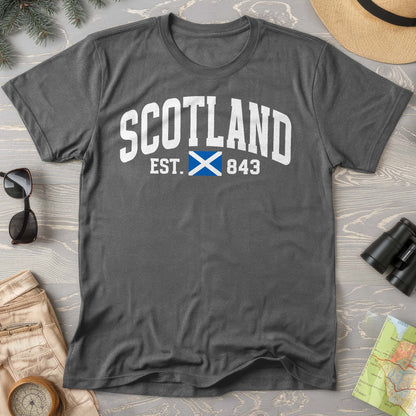 Scotland Varsity Flag Comfort Colors T-Shirt