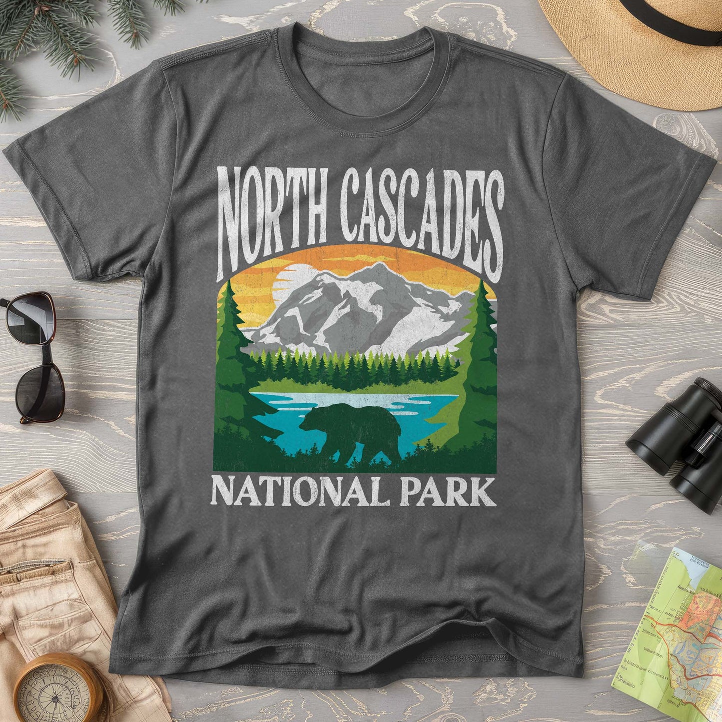 North Cascades National Park "Big and Bold" Comfort Colors T-Shirt