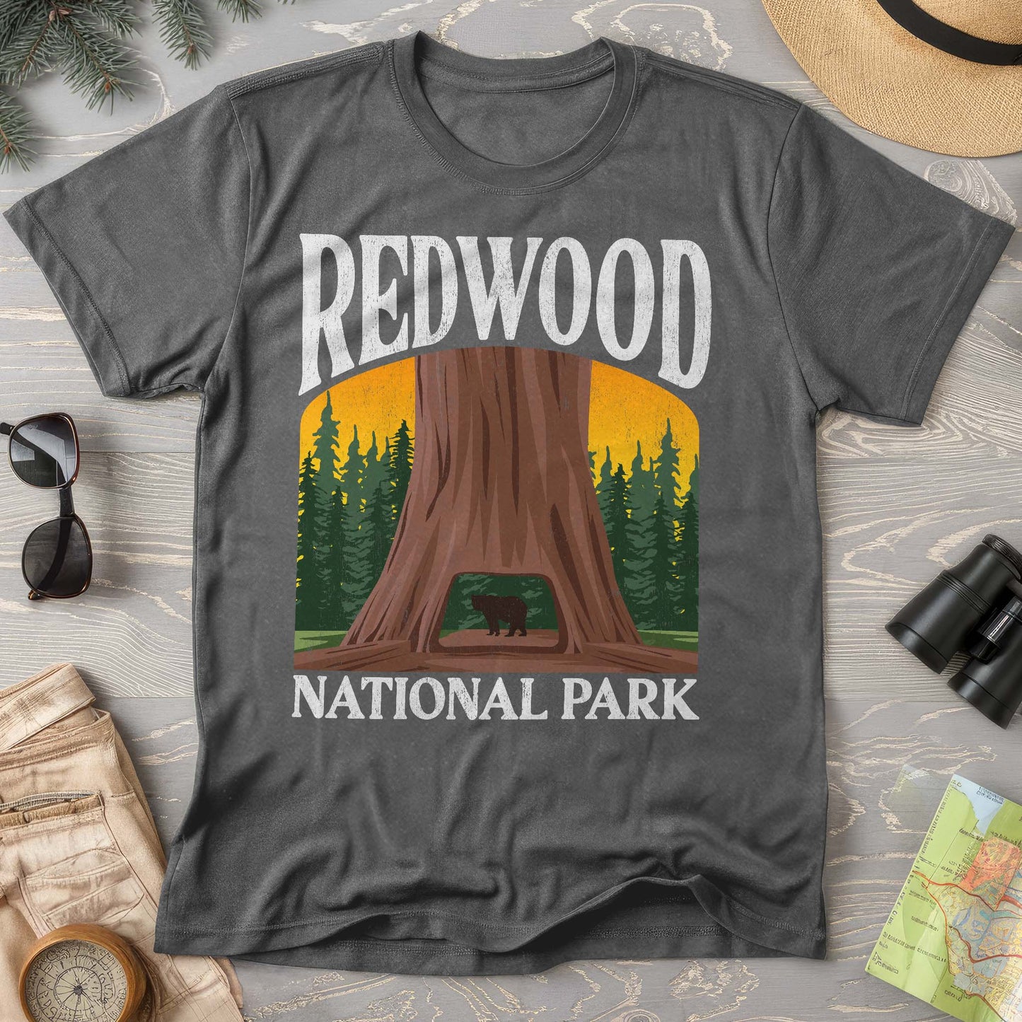 Redwood National Park "Big and Bold" Comfort Colors T-Shirt