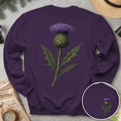 Thistle of Scotland Front/Back Print Sweatshirt