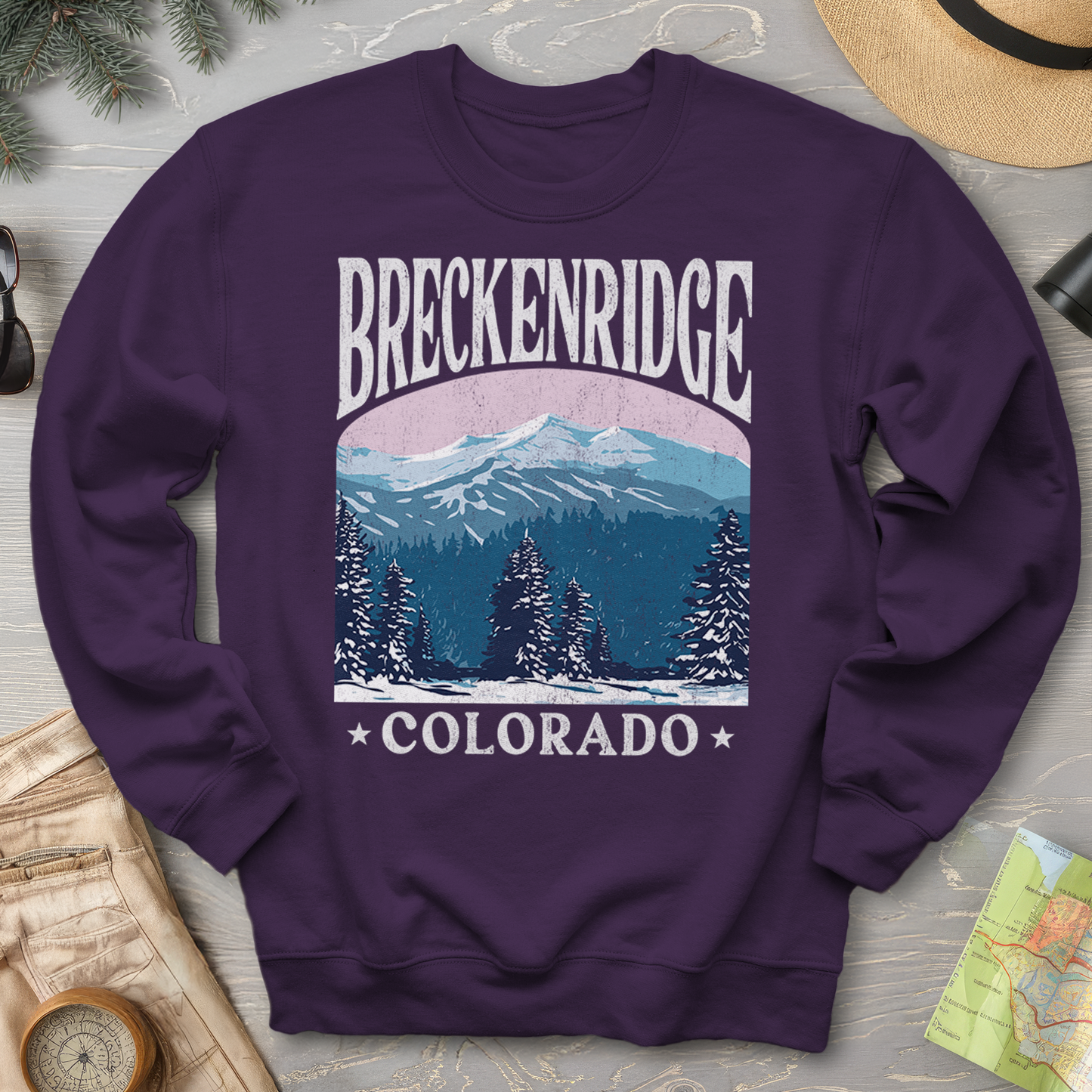 Breckenridge Colorado "Big and Bold" Sweatshirt