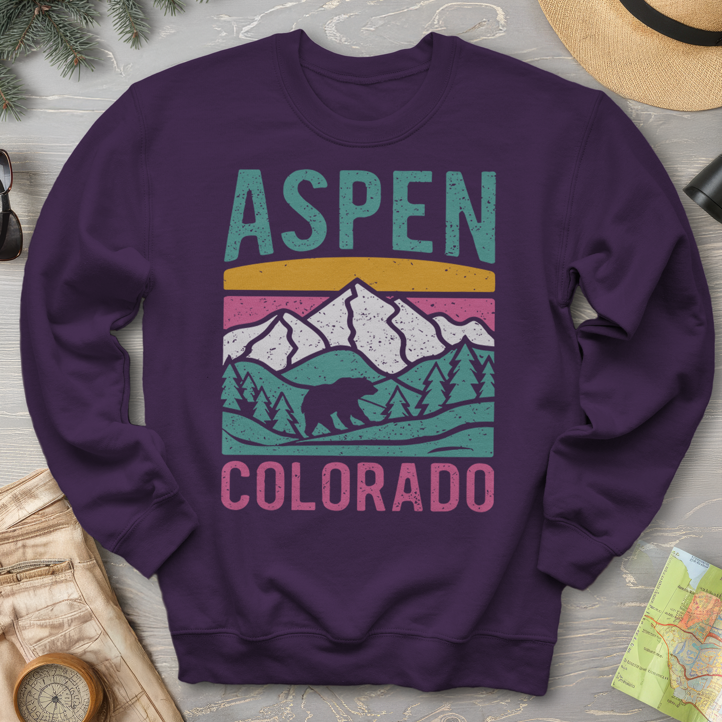 Aspen Colorado Bear Sweatshirt