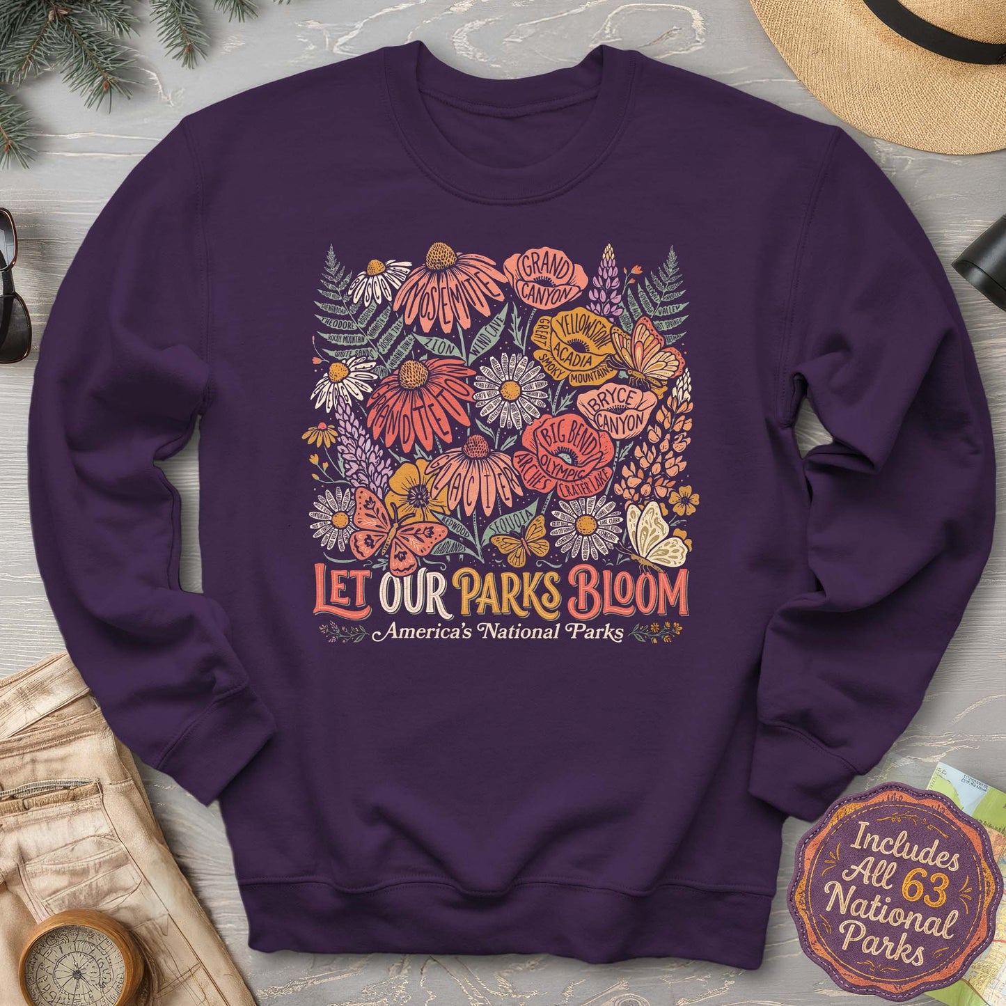 Let Our Parks Bloom Sweatshirt